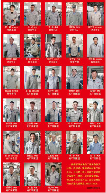 歐倍力洗碗機先進員工代表